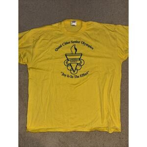 Vintage 1997 Senior Olympics Quad Cities Shirt 24x28